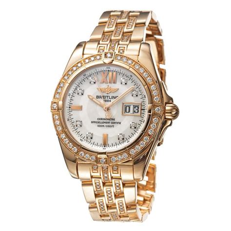 breitling diamond watch ladies|breitling ladies gold watches.